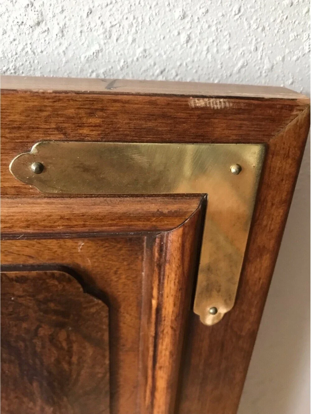 Vintage 1972 Thomasville Stroupe Mirror solid Wood Boho 49